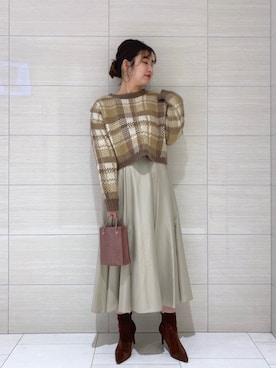 たかみなさん（レディース・166cm）の冬コーディネート