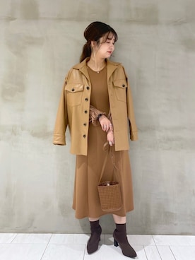 たかみなさん（レディース・166cm）の冬コーディネート