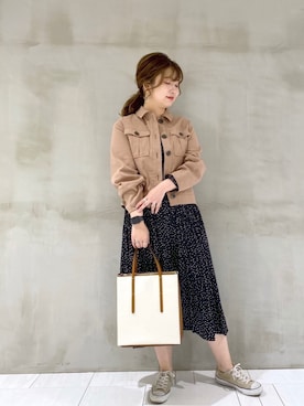 たかみなさん（レディース・166cm）の春コーディネート