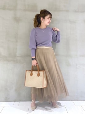 たかみなさん（レディース・166cm）の春コーディネート