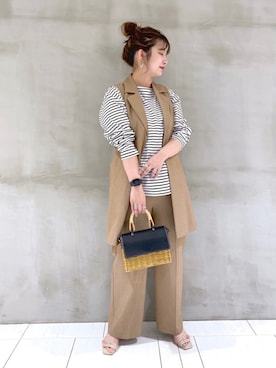 たかみなさん（レディース・166cm）の春コーディネート