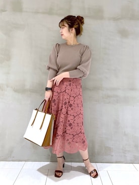 たかみなさん（レディース・166cm）の春コーディネート