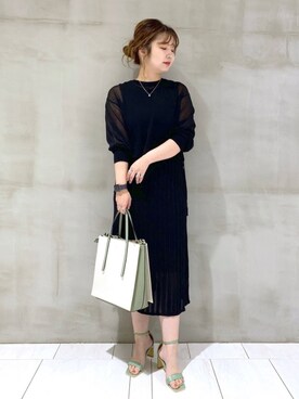 たかみなさん（レディース・166cm）の春コーディネート