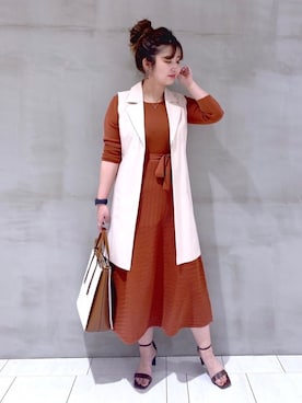 たかみなさん（レディース・166cm）の春コーディネート