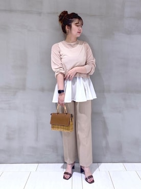 たかみなさん（レディース・166cm）の春コーディネート