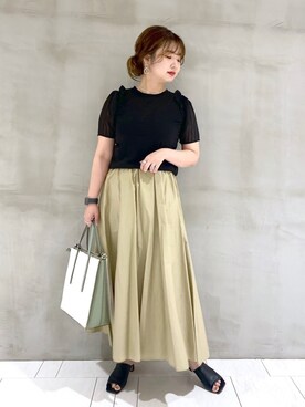 たかみなさん（レディース・166cm）の夏コーディネート