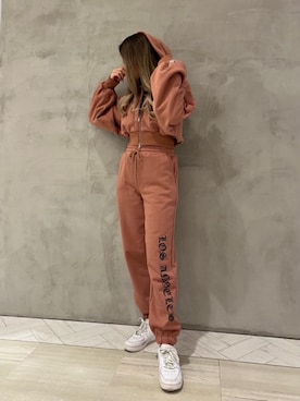 「スエット」｜「アイテム（ワンピース/ドレス）」を使った、sakuraさん（レディース・163cm）の秋コーディネート
