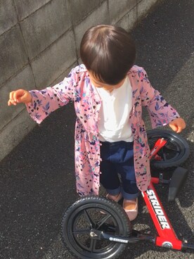 「ストライダー」｜「アイテム（その他）」を使った、saoran03さん（キッズ・90cm）の春コーディネート