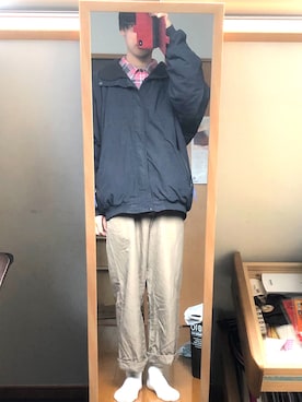 「HELLY HANSEN（ヘリーハンセン）のアイテム（ブルゾン）」を使った、ishikawaさん（メンズ・173cm）の春コーディネート