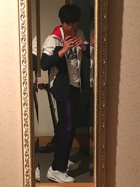 「AIR MAX」｜「アイテム（その他アウター）」を使った、ぺ・なべさん（メンズ・177cm）の春コーディネート