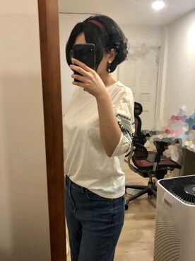 「アイテム（バックパック/リュック）」を使った、Panasaさん（レディース・157cm）の秋コーディネート