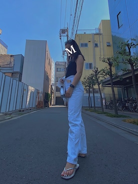 「BOBSON（ボブソン）のアイテム」を使った、mzkさん（レディース・150cm）の夏コーディネート