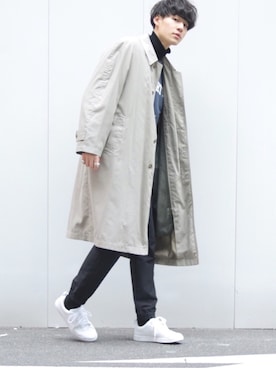 「adidas neo（アディダスネオ）のadidas neo VALCLEAN2 17FALL（スニーカー）」を使った、masumiさん（メンズ・180cm）の冬コーディネート