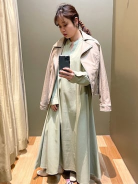 REIさん(レディース・152cm)の春コーディネート