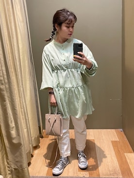 REIさん（レディース・152cm）の春コーディネート