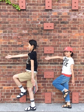 ichi▷Mizさん（キッズ・144cm）の春コーディネート