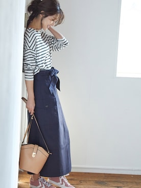 「hummel（ヒュンメル）のアイテム」を使った、ViS onlineさん（レディース・165cm）の冬コーディネート