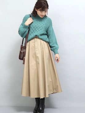 ViS onlineさん（レディース・165cm）の冬コーディネート