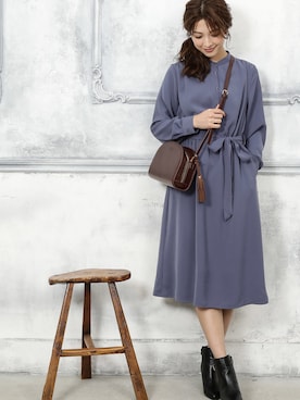 ViS onlineさん（レディース・165cm）の冬コーディネート