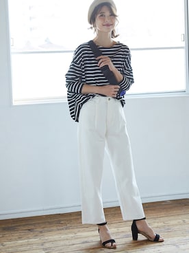 「アイテム（ボディバッグ/ウエストポーチ）」を使った、ViS onlineさん（レディース・165cm）の冬コーディネート