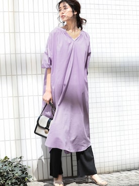 「VIS（ビス）のアイテム（アクセサリー）」を使った、ViS onlineさん（レディース・165cm）の春コーディネート