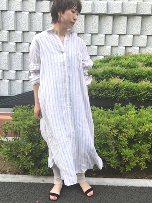 Vis Online Vis Visのシャツワンピースを使ったコーディネート Wear
