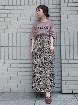 「VIS（ビス）のアイテム（Tシャツ/カットソー）」を使った、ViS onlineさん（レディース・148cm）の秋コーディネート