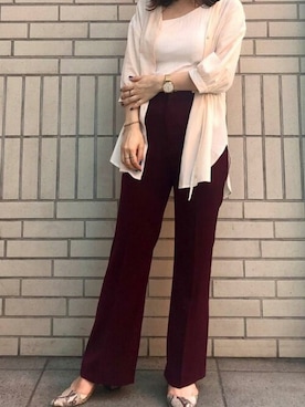 ViS onlineさん（レディース・154cm）の秋コーディネート