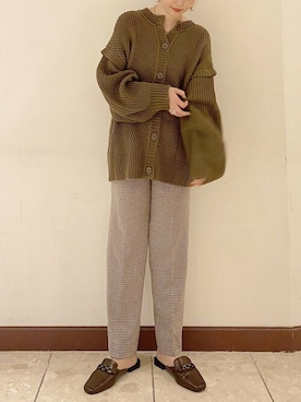 「ボリュームニット」｜ViS onlineさん（レディース・165cm）の秋コーディネート