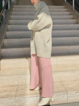 「ペールトーン」｜「アイテム（ワンピース/ドレス）」を使った、ViS onlineさん（レディース・148cm）の秋コーディネート