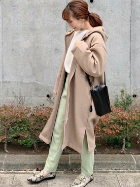 「アイテム（ローファー、その他）」を使った、ViS onlineさん（レディース・155cm）の秋コーディネート