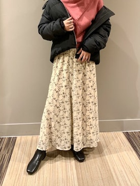 「VIS（ビス）のアイテム（ダウンジャケット/コート）」を使った、ViS onlineさん（レディース・150cm）の秋コーディネート