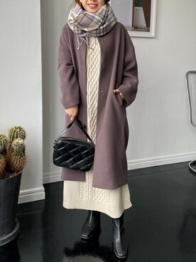 ViS onlineさん（レディース・155cm）の冬コーディネート