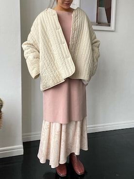 「セットアイテム」｜「アイテム（ブルゾン）」を使った、ViS onlineさん（レディース・164cm）の冬コーディネート
