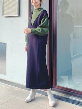 ViS onlineさん（レディース・165cm）の冬コーディネート