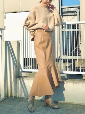 「Juze（ジュゼ）のアイテム」を使った、ViS onlineさん（レディース・165cm）の冬コーディネート