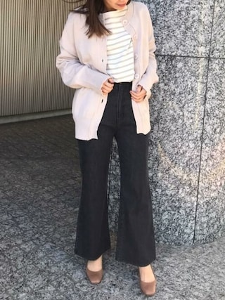 Vis ビス の スーパーロングカーディガン カーディガン ボレロ Wear