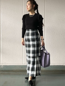 「VIS（ビス）のアイテム（アクセサリー）」を使った、ViS onlineさん（レディース・163cm）の秋コーディネート