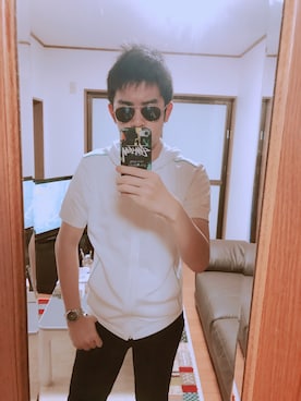 「STUSSY（ステューシー）のアイテム（財布/小物）」を使った、Hiroki さん（メンズ・174cm）の夏コーディネート