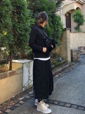 「アイラブCONVERSE」｜seriiinaさん（レディース・158cm）の秋コーディネート