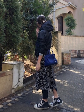 「レイヤードstyle」｜「アイテム（マウンテンパーカー）」を使った、seriiinaさん（レディース・158cm）の冬コーディネート