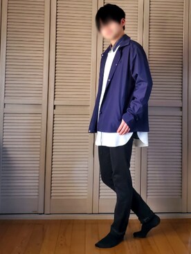 「KANGOL（カンゴール）のアイテム（その他アウター）」を使った、レインさん（メンズ・178cm）の春コーディネート