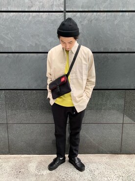 「SERO（セロ）のアイテム」を使った、suenaga3951さん（メンズ・166cm）の冬コーディネート