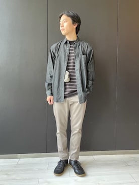 「STANDARD SUPPLY（スタンダードサプライ）のアイテム（アクセサリー）」を使った、suenaga3951さん（メンズ・166cm）の秋コーディネート