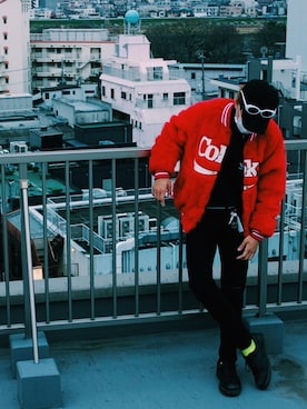 「JOYRICH」｜「アイテム（その他アウター）」を使った、SHUさん（メンズ・177cm）の秋コーディネート