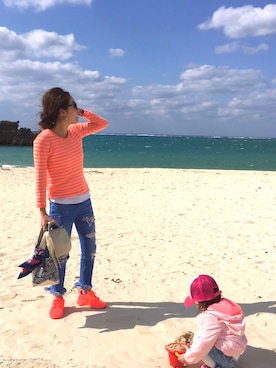 「カシミヤ」｜「アイテム（その他）」を使った、*Akemiii*☺︎さん（レディース・168cm）の春コーディネート