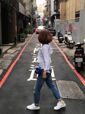 「リーバイス501」｜「アイテム（その他）」を使った、*Akemiii*☺︎さん（レディース・168cm）の春コーディネート