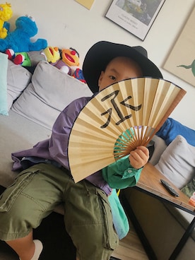 「休闲」｜行哥沅妹さん（キッズ・120cm）の夏コーディネート