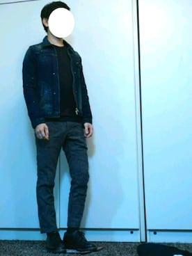 「johnbull」｜「アイテム（デニムジャケット）」を使った、マシューさん（メンズ・167cm）の秋コーディネート