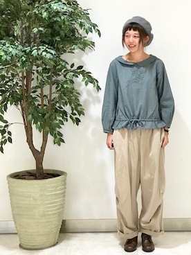 うーさん ☁︎ 。さん（レディース・165cm）の秋コーディネート
